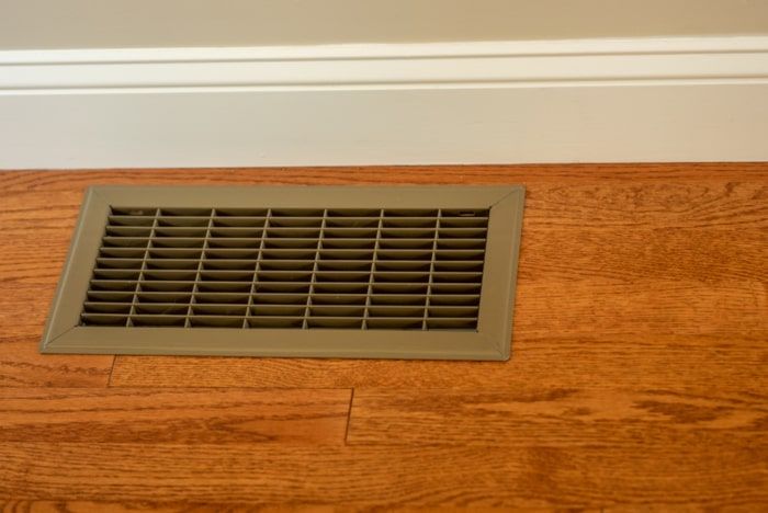 hvac floor duct